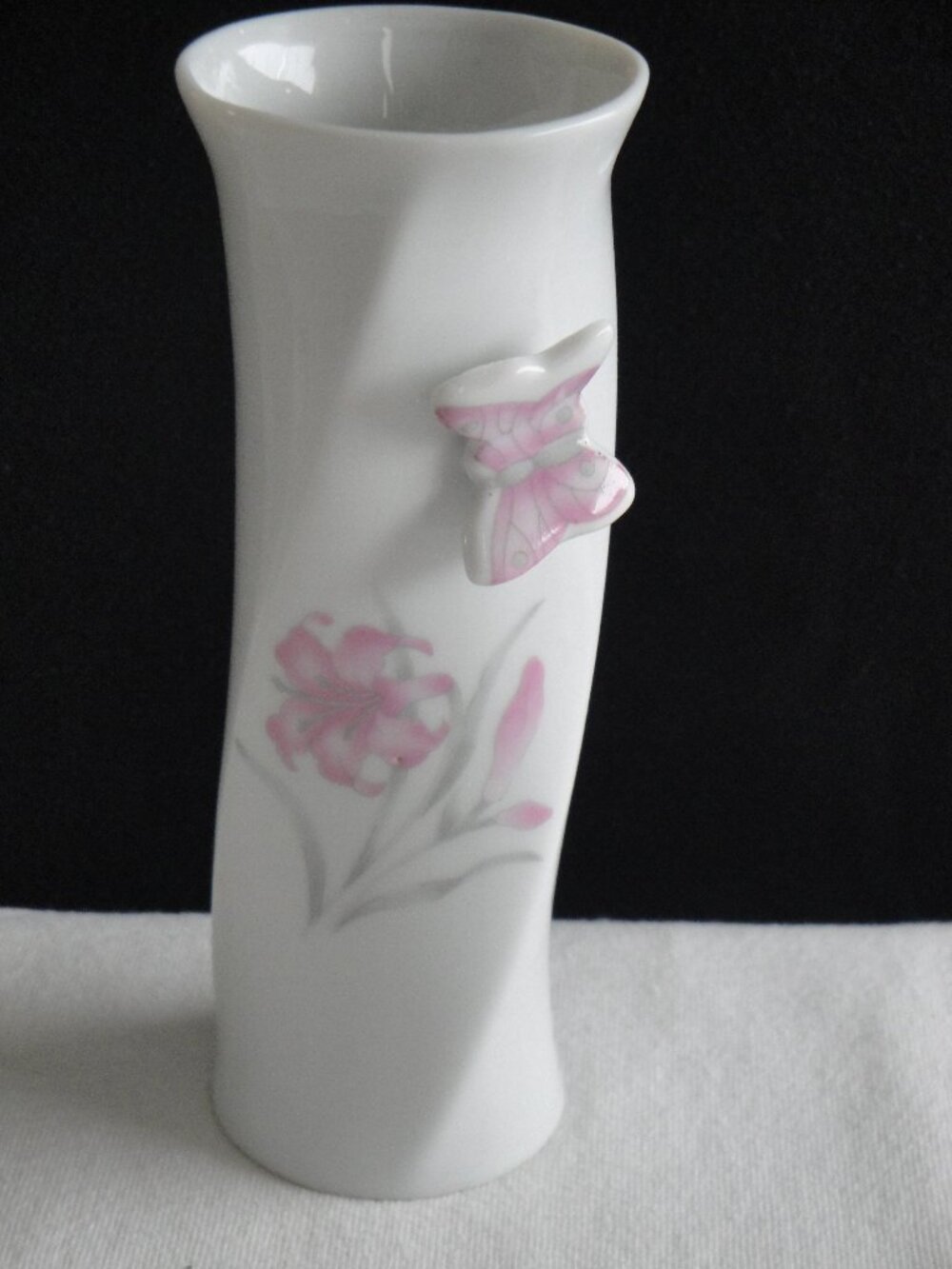 Vintage Porcelain "Butterfly" Vase